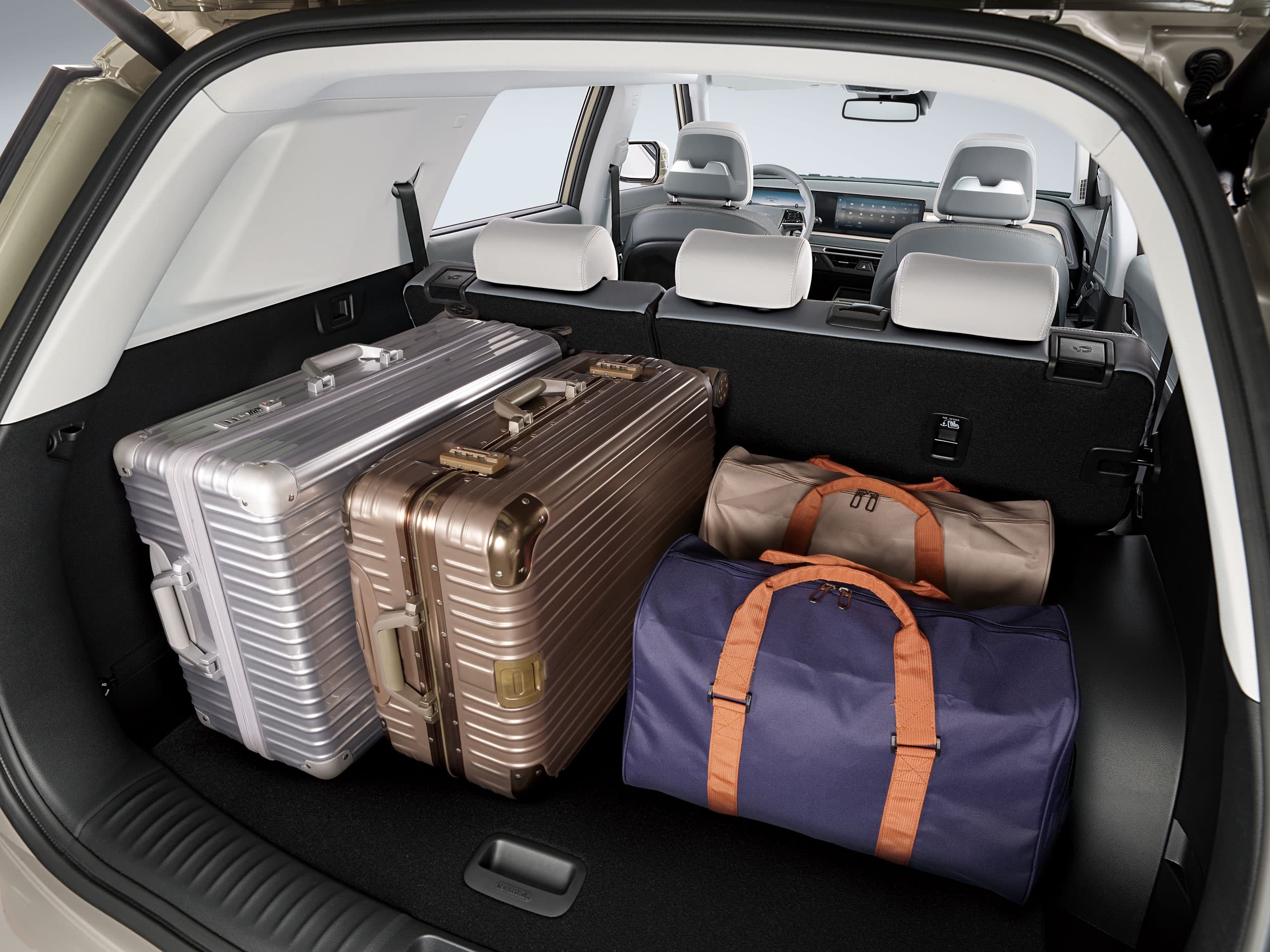 KGM Torres EVX open trunk